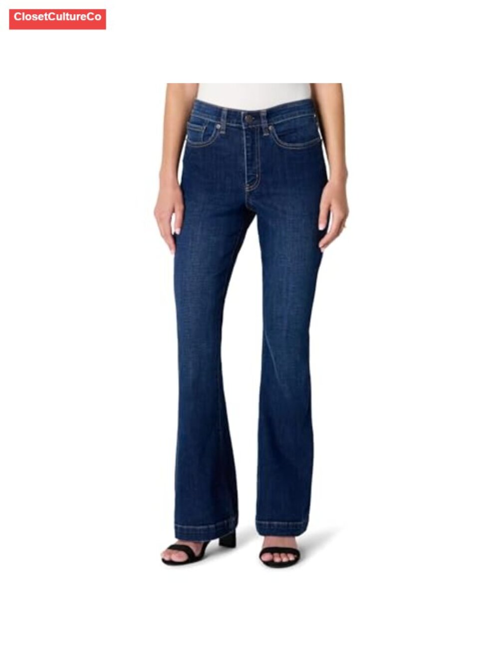 High Stretch Flare High-Rise Jeans 32" Inseam Women's Denim